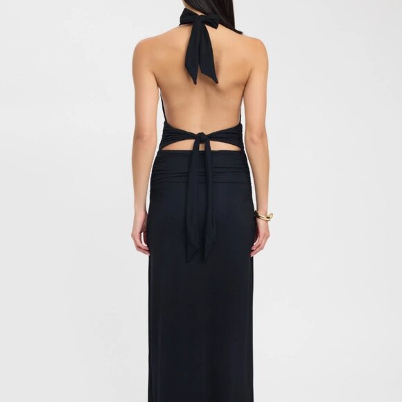 BRAND NEW Kookai Leni Maxi Dress Black - Picture 3 of 3